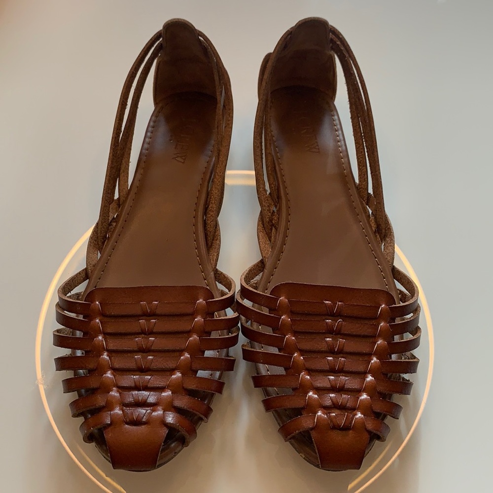 J Crew Huaraches Leather Sandals